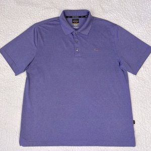 Greg Norman For Tasso Ella Five Iron Play Dry Polo Shirt Men’s L Heather Purple